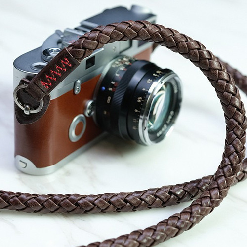 Barton1972 Leather Neck Strap Whip - Natural
