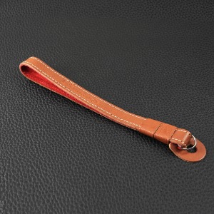 [Luigi&#039;s] Leather Hand Strap (no Pad) Cherry Red